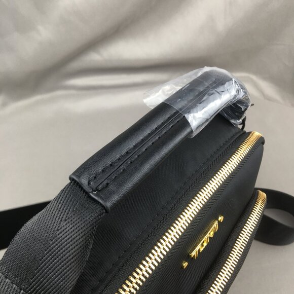 NEW Tumi CorssbodTumi Corssbody bag Voyageur Tory Blacky bag Voyageur Tory Black - Picture 10 of 12